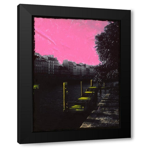 21h04 Black Modern Wood Framed Art Print with Double Matting by Simonutti, Riccardo