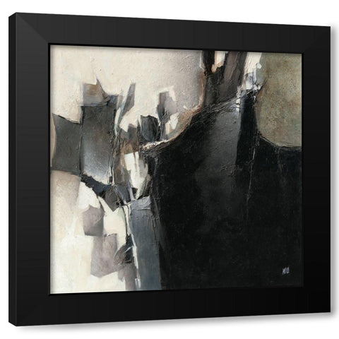 Clair obscur Black Modern Wood Framed Art Print with Double Matting by Marchi