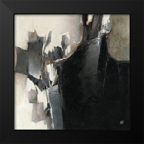 Clair obscur Black Modern Wood Framed Art Print by Marchi