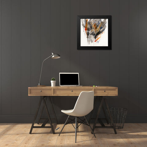 Modest III Black Modern Wood Framed Art Print by Meijering, Kitty