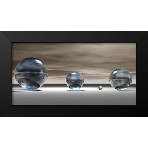 Imagination III Black Modern Wood Framed Art Print by Hillert, Peter