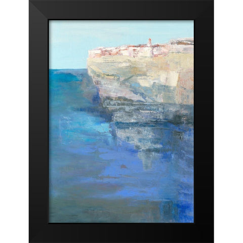 Bonifacio Black Modern Wood Framed Art Print by Parise, Chantal
