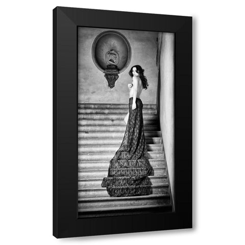 The Royal Palace Black Modern Wood Framed Art Print with Double Matting by Milillo, Marco