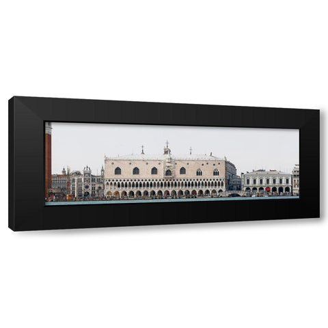Palazzo Ducale Black Modern Wood Framed Art Print by Fischer, Rolf