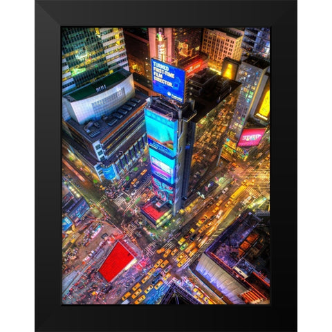 Rebirth Black Modern Wood Framed Art Print by Terrible, Aurelien