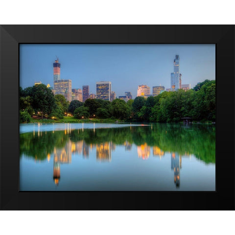 Giants Black Modern Wood Framed Art Print by Terrible, Aurelien