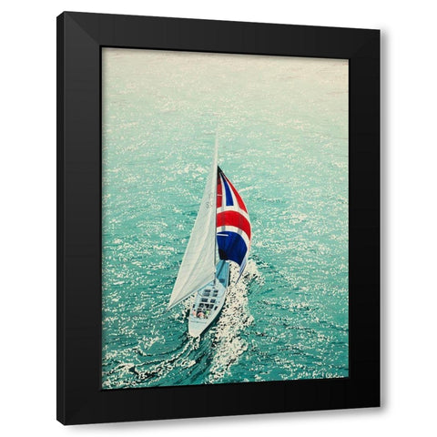 Summer s Dream Black Modern Wood Framed Art Print with Double Matting by Black, Karl