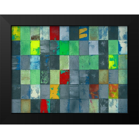 Untitled VIII Black Modern Wood Framed Art Print by Fahar