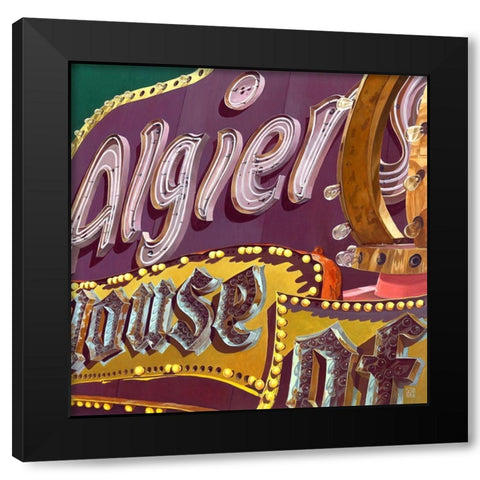 Algier s Black Modern Wood Framed Art Print by van Sprengel, Didier