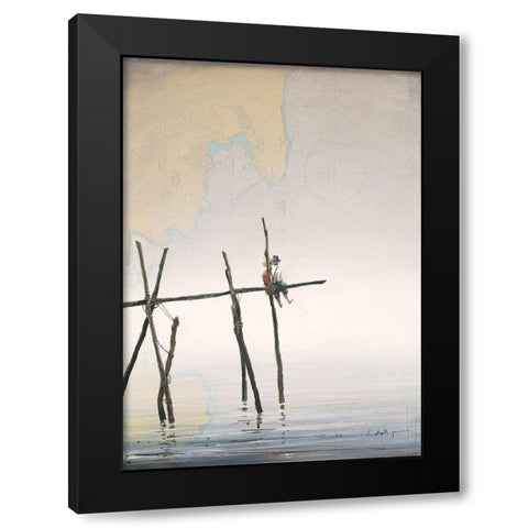 Vers lhorizon Black Modern Wood Framed Art Print by Letestu, Yann