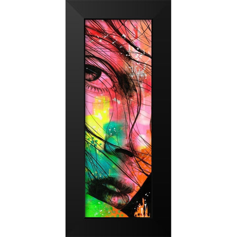 Tina I Black Modern Wood Framed Art Print by Lemahieu, Lise