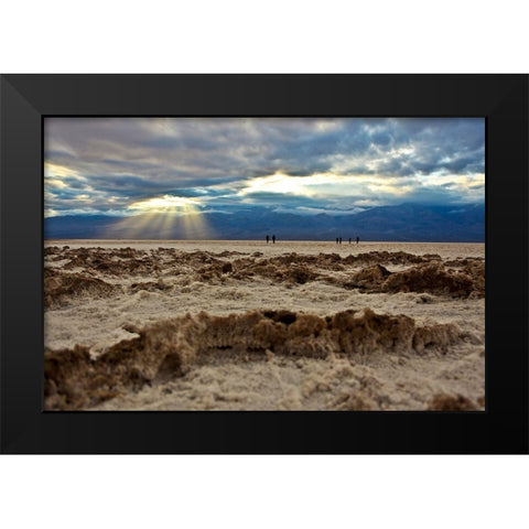 Open Clouds Black Modern Wood Framed Art Print by Lichtenwalter, Tom