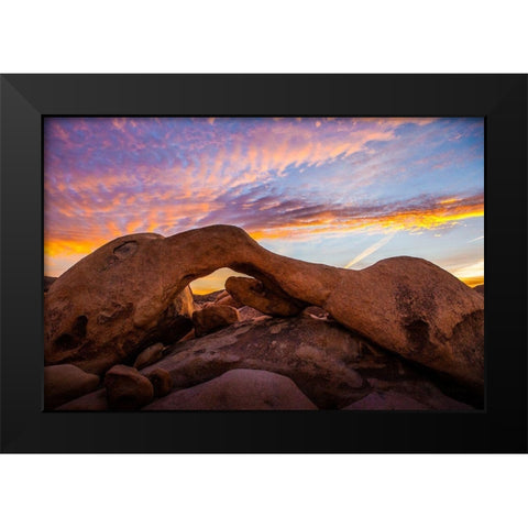 Stonebridge Black Modern Wood Framed Art Print by Lichtenwalter, Tom