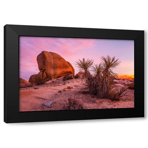 Stoneway Black Modern Wood Framed Art Print with Double Matting by Lichtenwalter, Tom