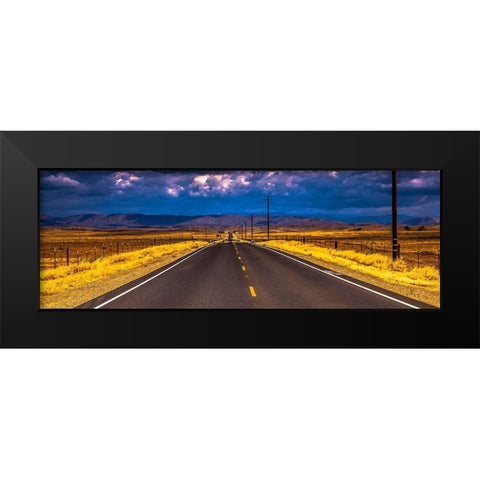 Road to Nowhere Black Modern Wood Framed Art Print by Lichtenwalter, Tom