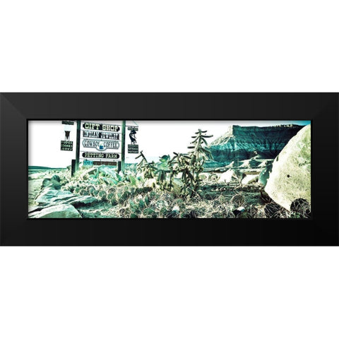 Fort Zion Panorama Black Modern Wood Framed Art Print by Lichtenwalter, Tom