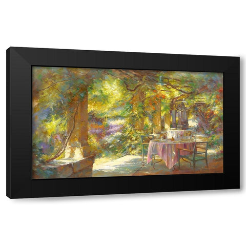 Instant benit Black Modern Wood Framed Art Print with Double Matting by Messely, Johan