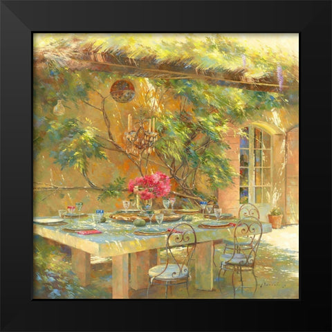 Le goût du Sud Black Modern Wood Framed Art Print by Messely, Johan