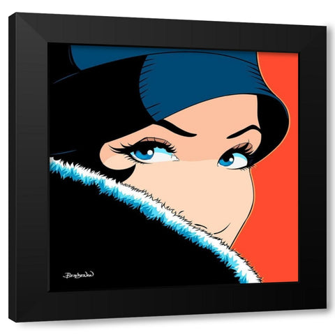 A Vintage Look Black Modern Wood Framed Art Print by Beaudenon, Thierry