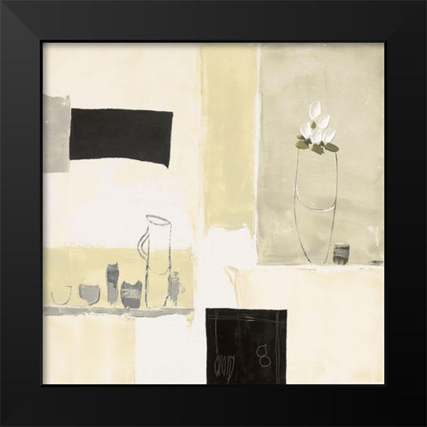 Nature Morte en Octobre Black Modern Wood Framed Art Print by Choisy, Christian
