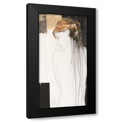 Parure Matinale Black Modern Wood Framed Art Print by Choisy, Christian