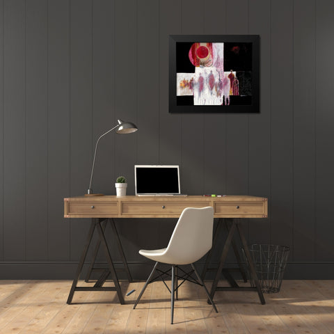 In het voorbij gaan Black Modern Wood Framed Art Print by van Ginkel, Marjolijn