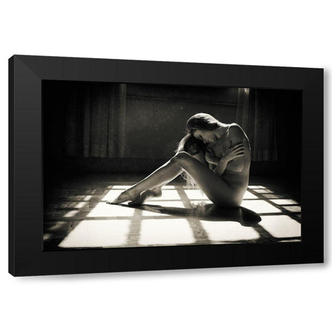 Dreaming Sensuality Black Modern Wood Framed Art Print by Milillo, Marco