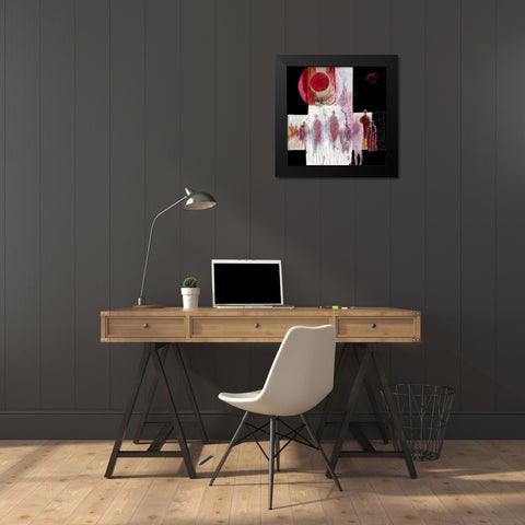 In het voorbij gaan I Black Modern Wood Framed Art Print by van Ginkel, Marjolijn