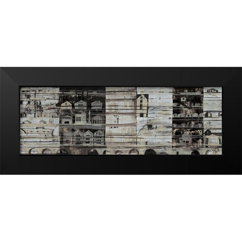 Classic City Black Modern Wood Framed Art Print by Richter-Armgart, Rose