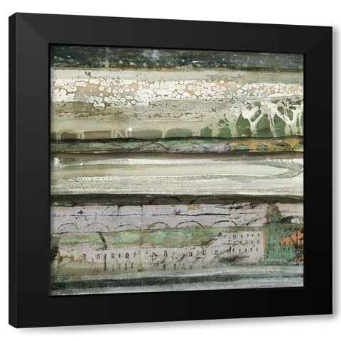 3. Silversea Black Modern Wood Framed Art Print with Double Matting by Richter-Armgart, Rose