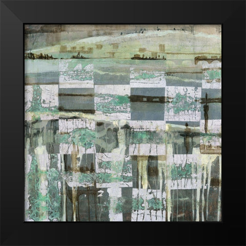 Forbidden City Black Modern Wood Framed Art Print by Richter-Armgart, Rose