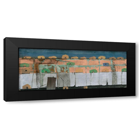 Copper Bridge Black Modern Wood Framed Art Print by Richter-Armgart, Rose