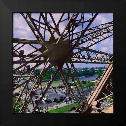 Etoile Black Modern Wood Framed Art Print by Tomas, Lisa
