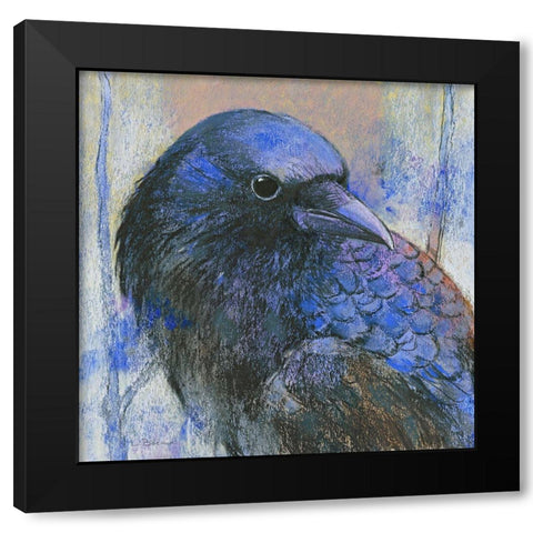 Krahe Black Modern Wood Framed Art Print with Double Matting by Botman, Loes