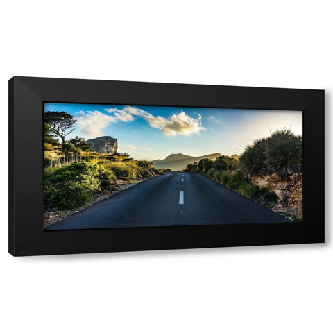 Remember Black Modern Wood Framed Art Print by Lichtenwalter, Tom