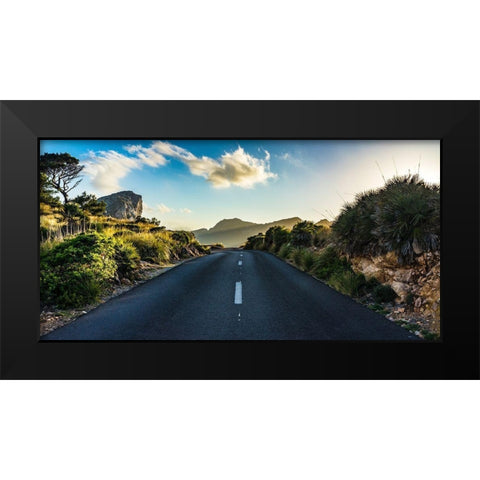 Remember Black Modern Wood Framed Art Print by Lichtenwalter, Tom