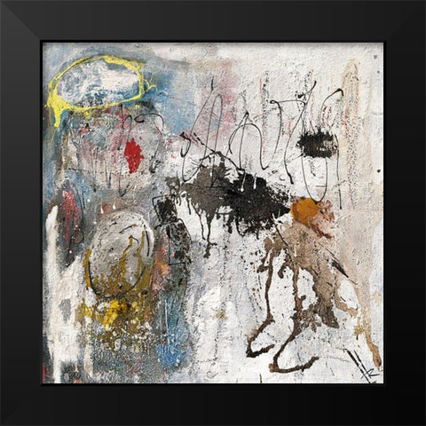 Heiliger Schwan Black Modern Wood Framed Art Print by Reinhold, Thomas F.