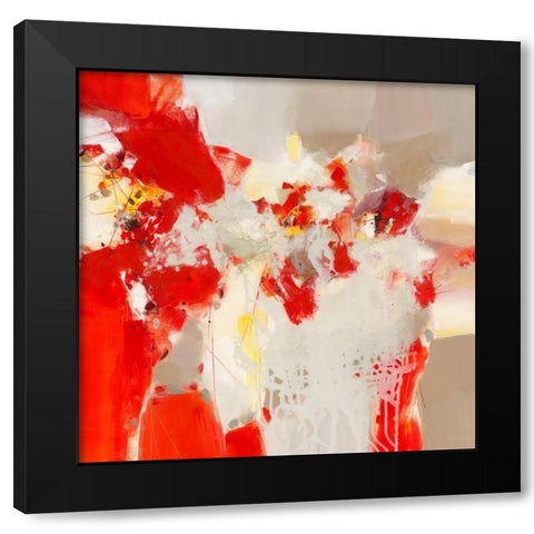 Sublimation III Black Modern Wood Framed Art Print with Double Matting by Ball, Veronique