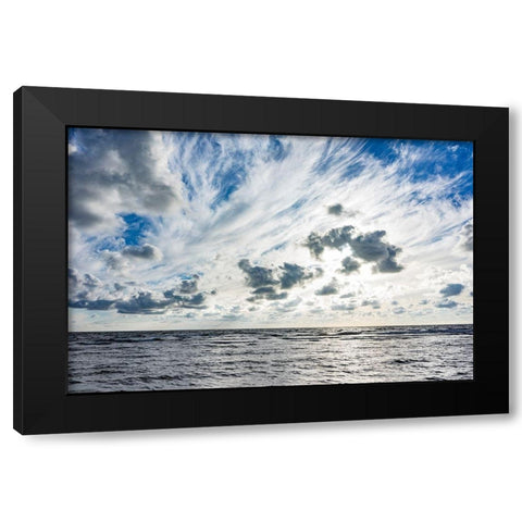 Skytrails Black Modern Wood Framed Art Print with Double Matting by Lichtenwalter, Tom