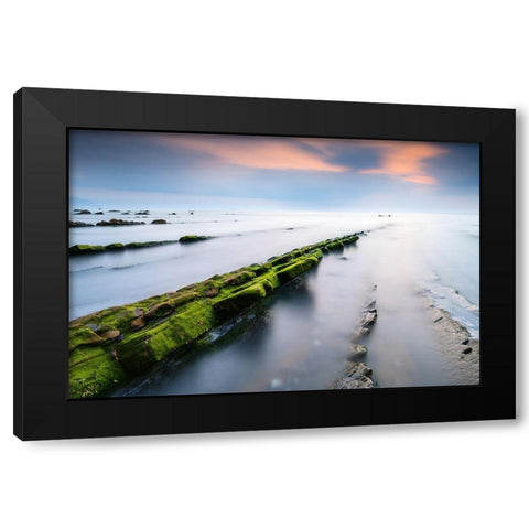 Barrika II Black Modern Wood Framed Art Print by Bertrande, Arnaud