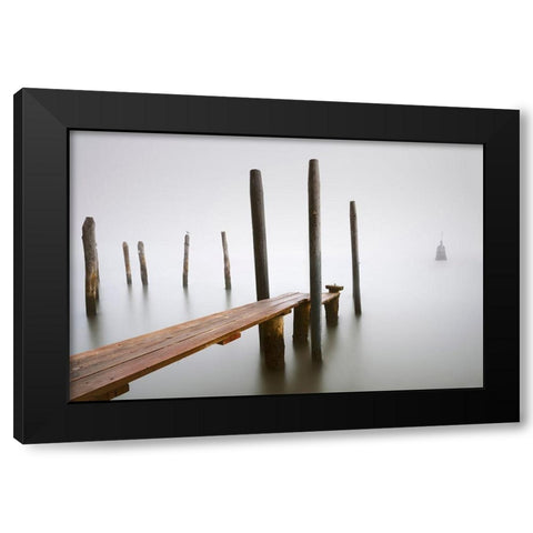 Find Me Black Modern Wood Framed Art Print by Bertrande, Arnaud