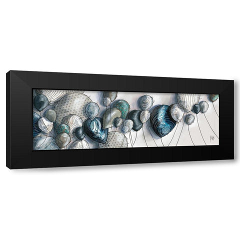 Prolongements Black Modern Wood Framed Art Print with Double Matting by Maurier, Geraldine