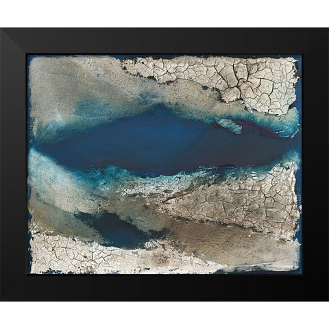 Fiordo II Black Modern Wood Framed Art Print by Kotyba, Marion