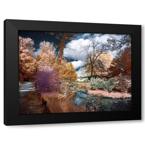 Cayac I Black Modern Wood Framed Art Print with Double Matting by Gee, Tonee