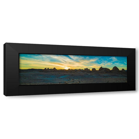 Deserthours Black Modern Wood Framed Art Print with Double Matting by Lichtenwalter, Tom