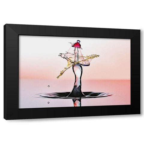 Le Dome Black Modern Wood Framed Art Print by Sanchez, Manuel