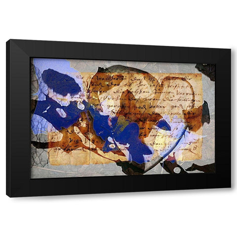 Verbrieft Black Modern Wood Framed Art Print with Double Matting by Baumann, Matthias