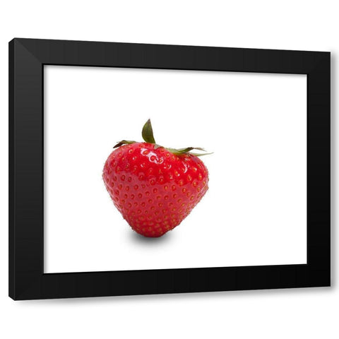 Erdbeere Black Modern Wood Framed Art Print with Double Matting by Brosius, Volker
