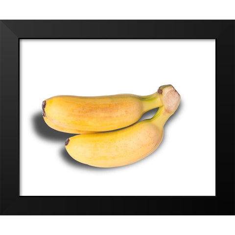 Bananas Black Modern Wood Framed Art Print by Brosius, Volker