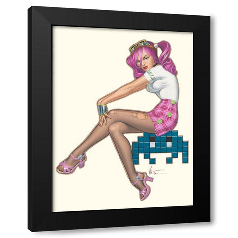 SI 3.0 Black Modern Wood Framed Art Print by Hitte, Patrick